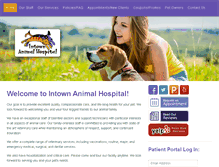 Tablet Screenshot of intownanimalhospital.com
